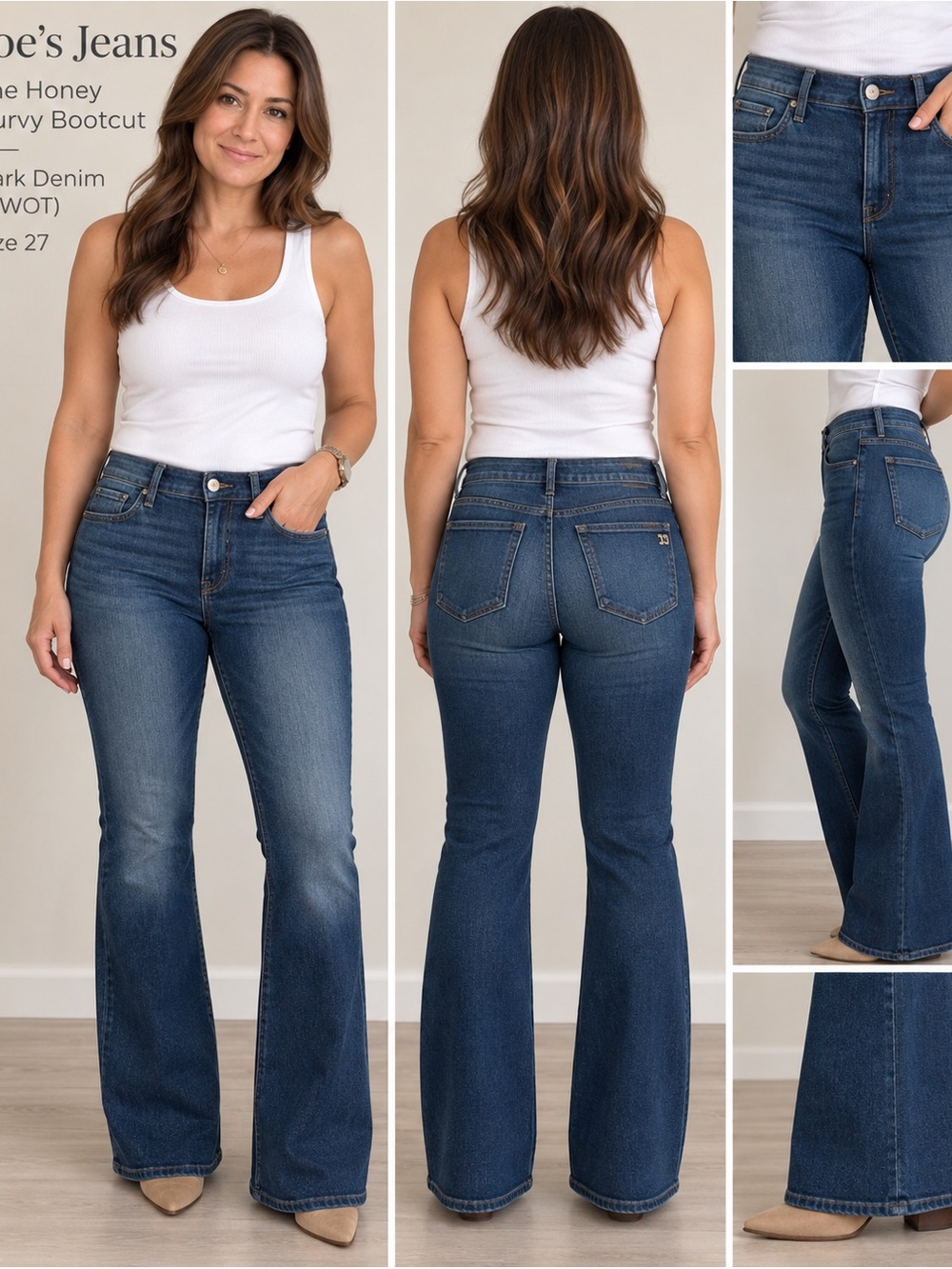 Joe’s Jeans “The Honey” Curvy Bootcut – Dark Denim (NWOT)